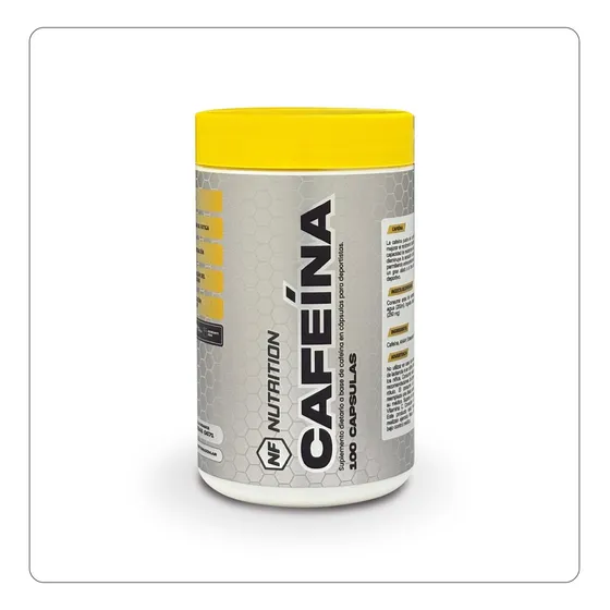 Cafeína 200 Mg Por Capsula 100 Capsulas 100 Servicios Sabor Neutro