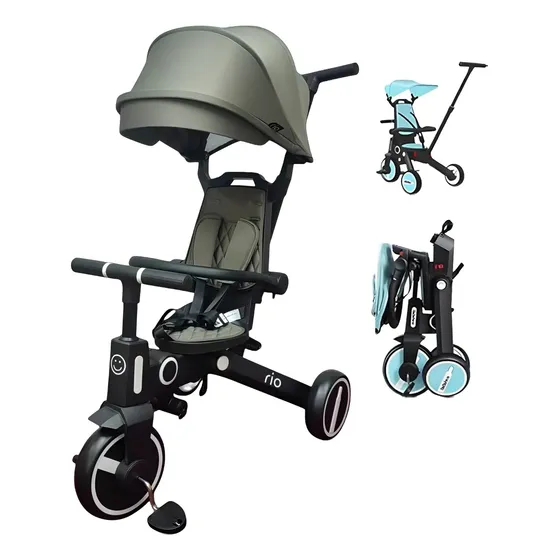 Triciclo Infantil Río Plegable Gira 360 Vito Reforzado