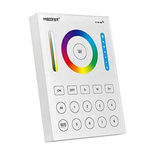 Controlador De Panel Montado En Pared Rgb\+cct 8-zonas Lgidt