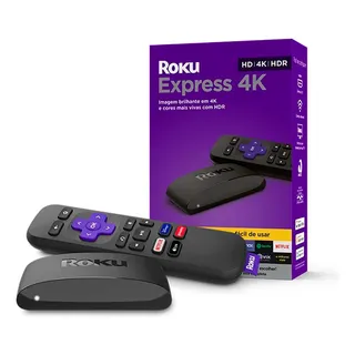 Roku Express 4k Streaming 16gb Memória Ram Séries E Filmes Roku Express 4k Streaming 16gb Memória Ram Séries E Filmes