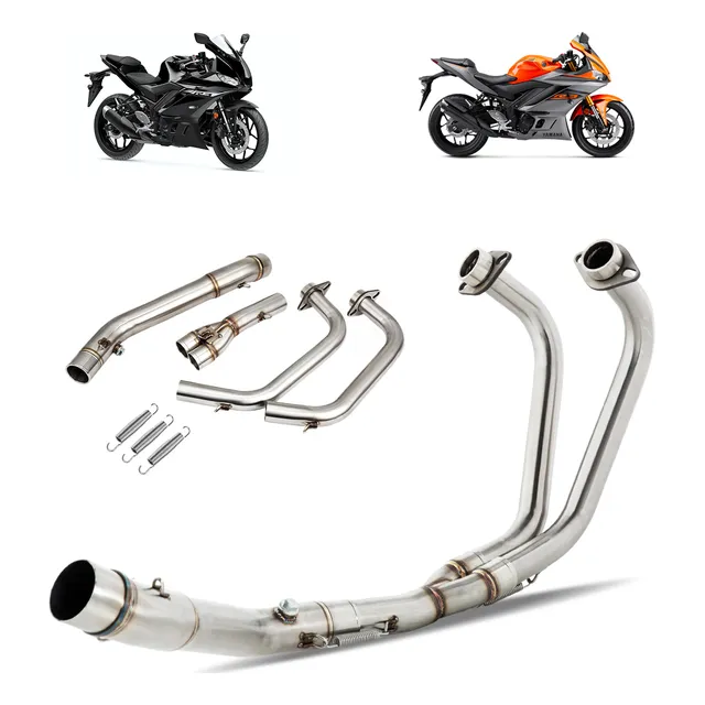 Full System Tuberia De Escape Yamaha Mt03 Mt 03 2015 Al 2024