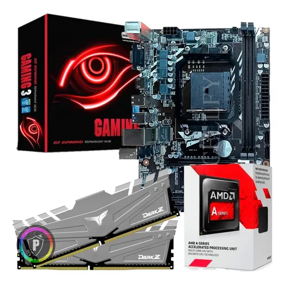Kit Upgrade - Placa Video 2gb + Amd 3.8ghz + Memória Ram