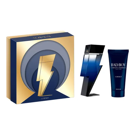 Set Perfume Hombre Carolina Herrera Bad Boy Cobalt Edp100ml