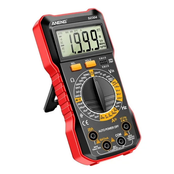 Mede A Capacitância Aneng Current True Tester Rms