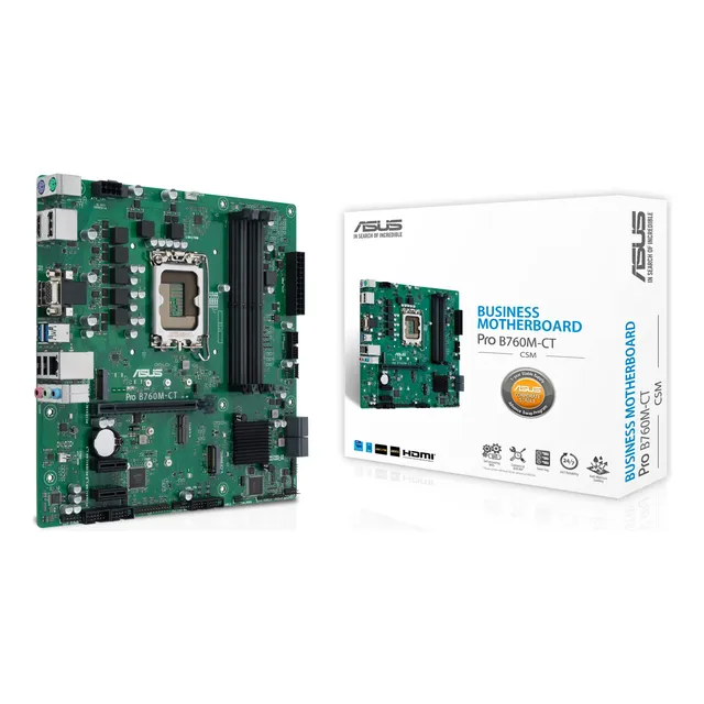 Placa Madre Asus Pro B760m-ct-csm Intel Lga 1700 Ddr5 Pcie 4
