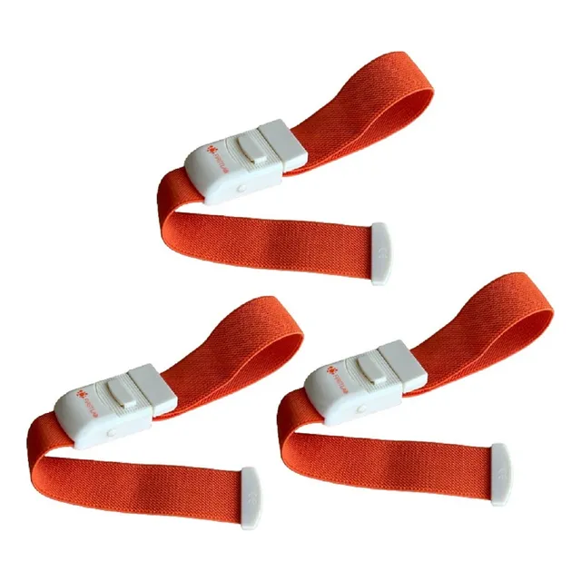 Kit 3 Garrotes Para Coleta De Sangue Adulto Azul