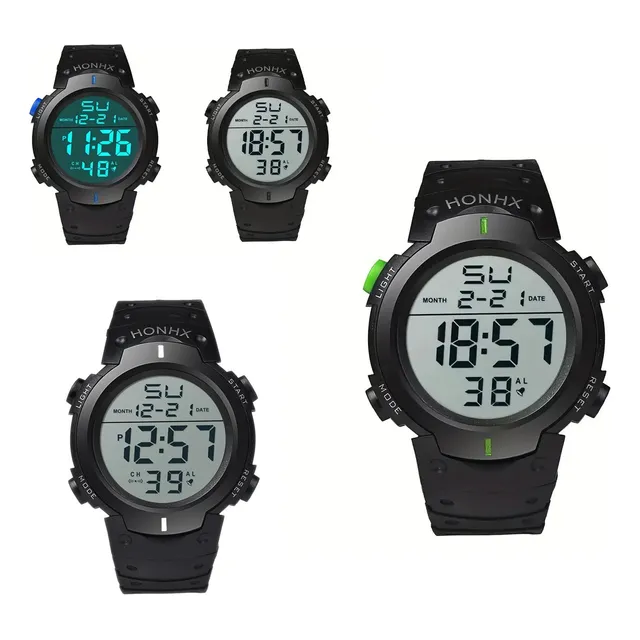 Reloj Digital Deportivo Led Watch Impermeable Alarma Cronom