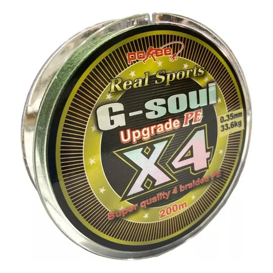 Nylon Multifilamento De Pesca 4 Hebras 200m 0.16mm A 0.40mm