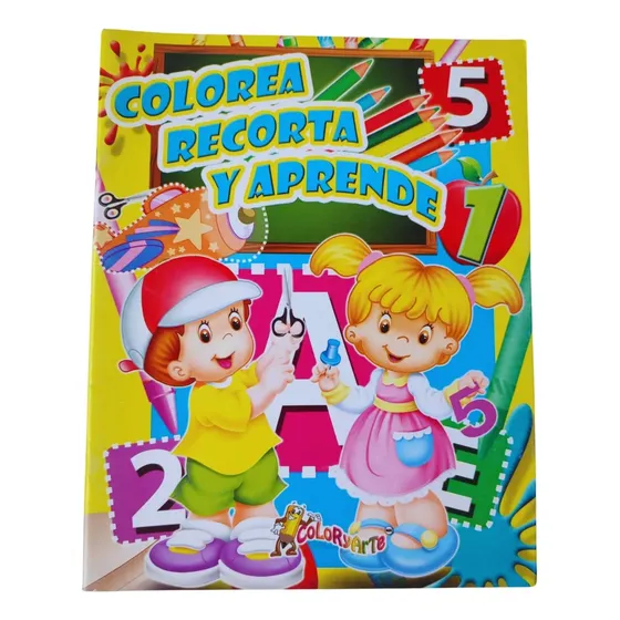 Colorea Recorta Y Aprende 1 / Color Y Arte