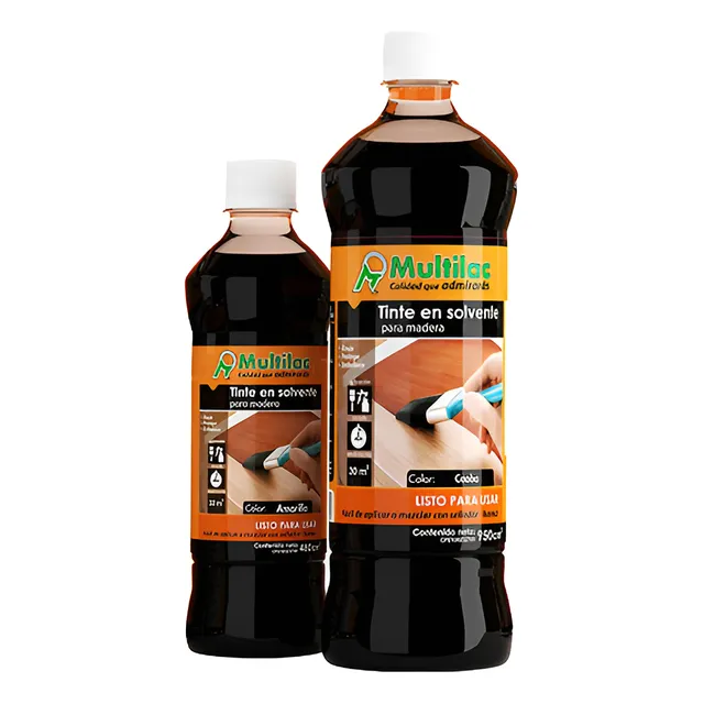 Tinta Para Madera Wengue Caoba Negra Haya Litro Tienda