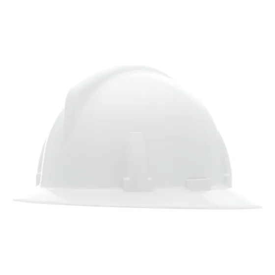 Casco De Seguridad Msa Topgard Blanco Con Fas Trac Iii