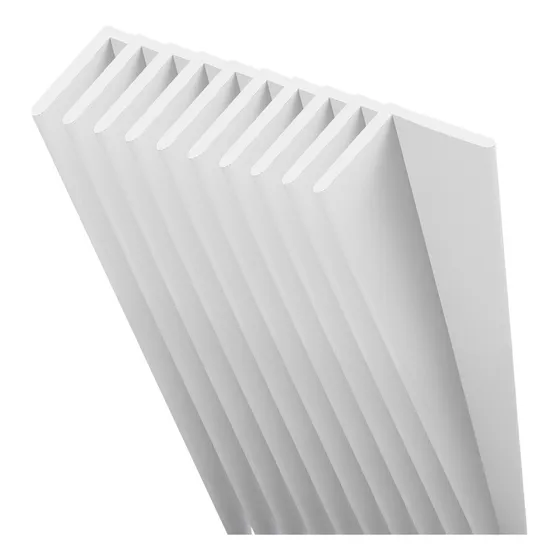 Perfil Ángulo Blanco Pvc 10x10mm X 3mt. Pack 10 Unidades