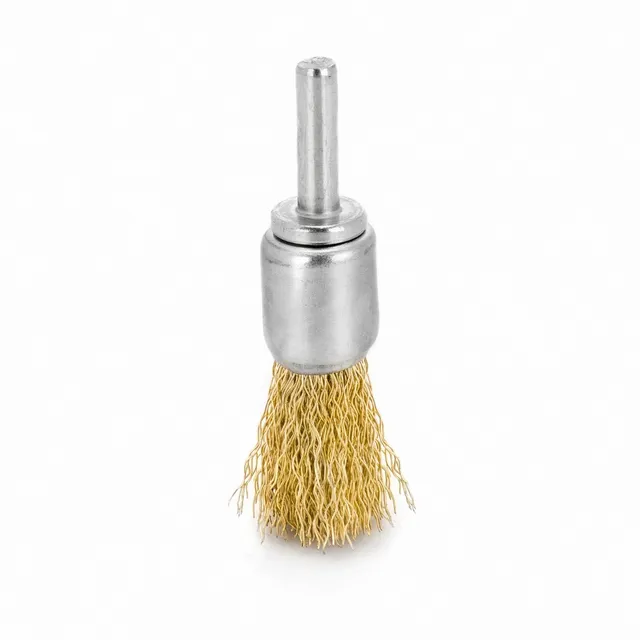 Cepillo Brocha 12mm Para Taladro Bronceado Hamilton Bb12