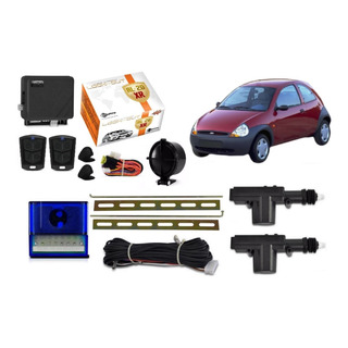 Kit Trava Eletrica + Alarme Ford Ka 2001 2002 2003 2004 2 Pt Kit Trava Eletrica + Alarme Ford Ka 2001 2002 2003 2004 2 Pt