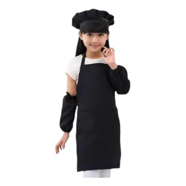 Set Delantal | Gorro | Mangas Disfraz Infantil Chef Cocina