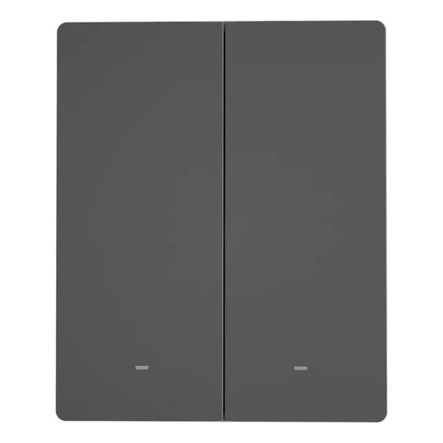 Interruptor de pared inteligente Switchman Sonoff M5 Alexa, color negro