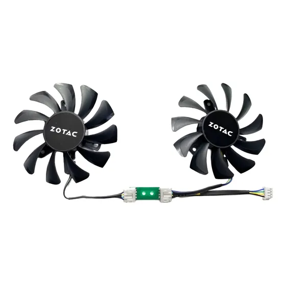 Dual Fan Cooler Placa Vídeo Zotac Geforce Gtx 970 - Led Não Possui