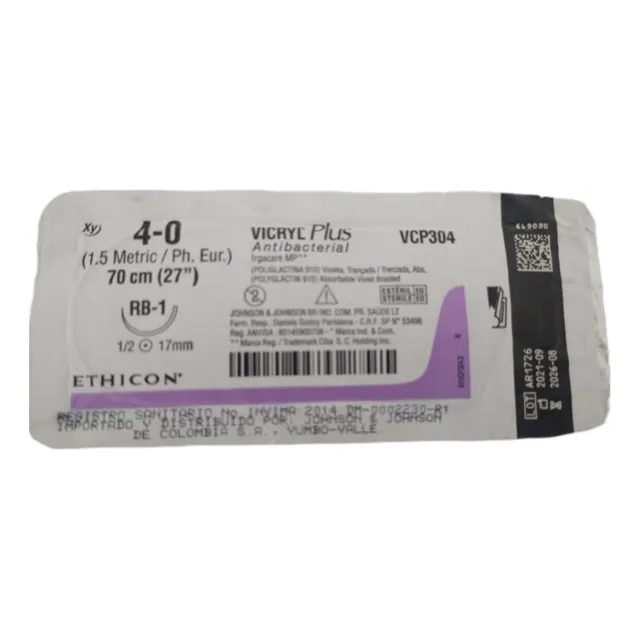 Vicryl Plus Antibacterial 4-0