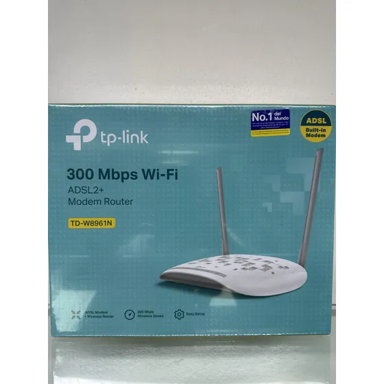 Módem Router Wifi Tp-link 300mbps Td-w8961n Nuevo