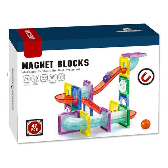 Bloques Magneticos Mega Baby 47 Piezas Construccion