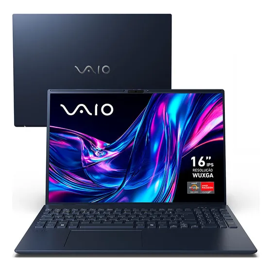 Notebook Vaio Fe16 Ryzen 5-5625u Linux 16gb 512gb Wuxga 16 