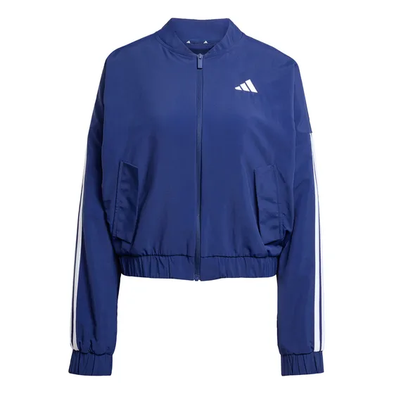 Campera Adidas Casual Essentials Mujer Azul Jv5327