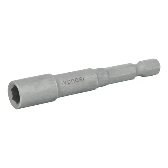 Soquete Sextavado Magnético 1/4'' Com Encaixe 1/4'' Vonder