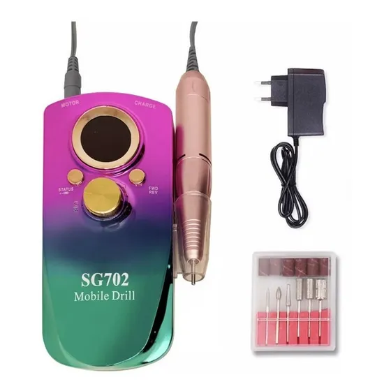 Pulidor Uñas Sg702 Portátil Recargable Inalámbrico Manicura 