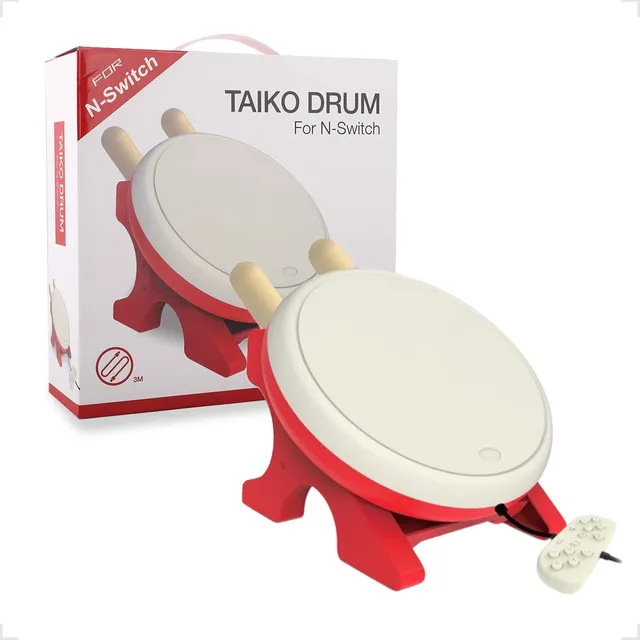 Tambor Baqueta Compatível Nintendo Switch Taiko Drum Moko