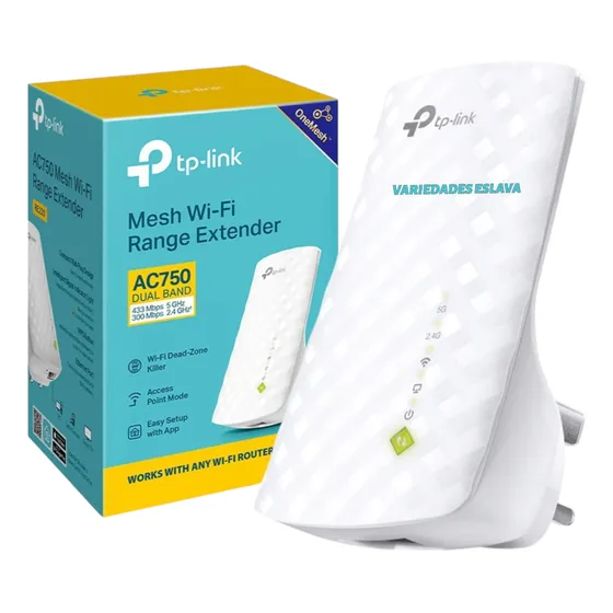 Repetidor Wifi Tp-link Re220 Ac750 Mesh Extensor Señal Fibra