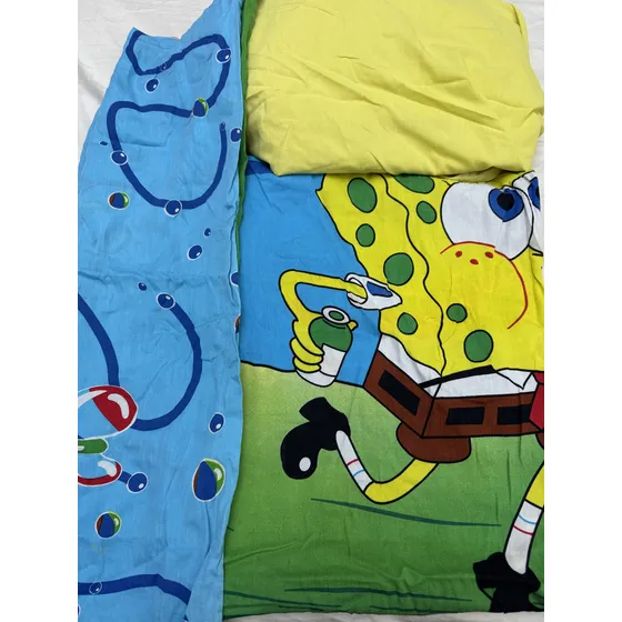 Juego De Sábana Bob Esponja T=individual. Usado!!!