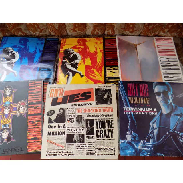 Guns And Roses , Lps Nacionales, Rock , Usados Buen Estado.