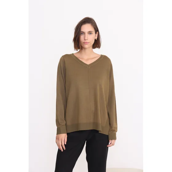 Sweater De Mujer Escote En V Lynn Yagmour