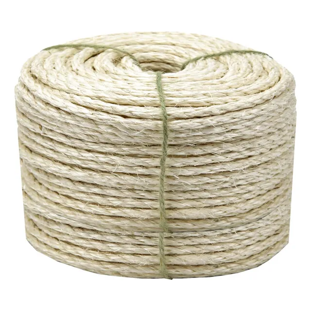 Cuerda De Sisal Para Gatos 164 Pies 4mm, Reparación Rascador