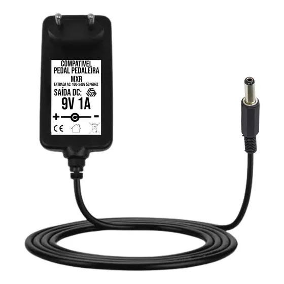 Fonte 9v 1a Compativel Pedal Pedaleira Mxr Gt-od Loop Box