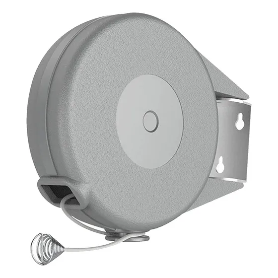 Tender Ropa Colgador Pared Extensible Retractil 12 Metros Color Gris