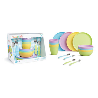 Juego 16 Piezas Cubiertos Vasos Comedor Bebe Niños Munchkin® Juego 16 Piezas Cubiertos Vasos Comedor Bebe Niños Munchkin®