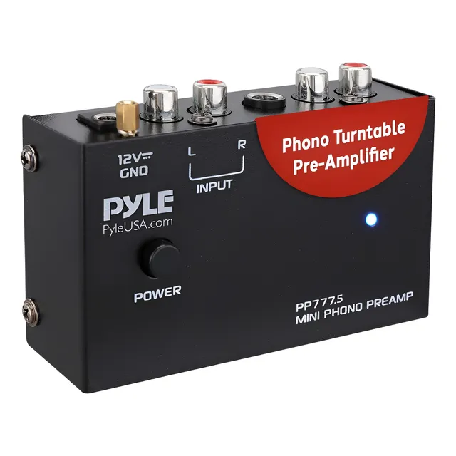 Preamplificador Fonógrafo Estéreo Entrada/salida Rca