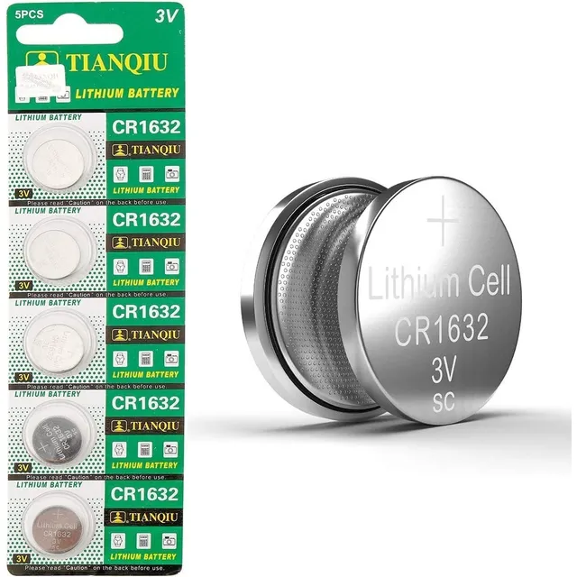 5 X Cr1632 Tianqiu Para Relojes Alarmas Sensores Luces Led