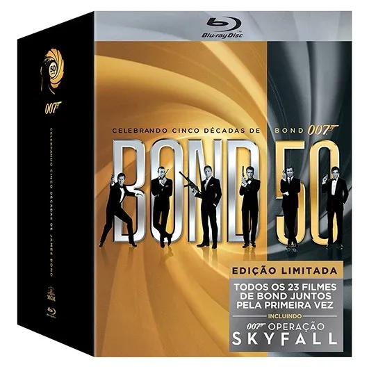Blu-ray 007 Celebrando 50 Anos De James Bond - Box