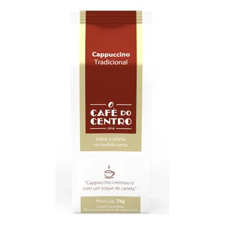 CafĂ© InstantĂąneo Cappuccino CafĂ© Do Centro SolĂșvel Tradicional Sem GlĂșten Pacote 1 Kg CafĂ© InstantĂąneo Cappuccino CafĂ© Do Centro SolĂșvel Tradicional Sem GlĂșten Pacote 1 Kg