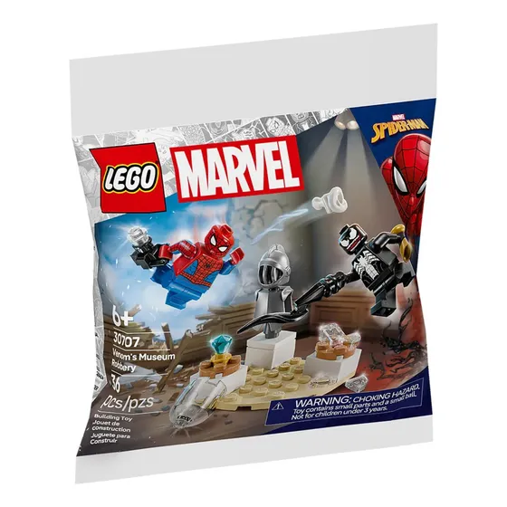 Lego Bolsa Marvel Robo De Venom En El Museo (30707)