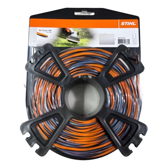 Fio De Nylon Cf 3 Pro Stihl Original 2.4mm Trançado Quadrado