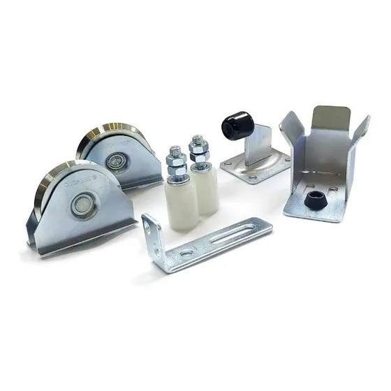 Ducasse Kit Portón 600 Kg Ruedas Guías Topes