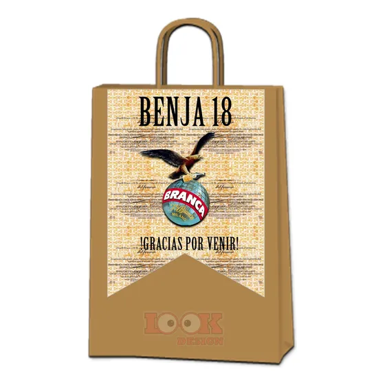 Kit Imprimible Candybar Fernet Branca 100% Editable