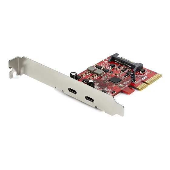 Startech. Com Tarjeta Pcie Usb 3.1-2 Usb C 3.2 Gen 2 (10 Gbps) - Pcie Gen 3 X4 - Chipset Asm3142 - Tarjeta Usb Tipo C Pci Express (pexusb312c3)