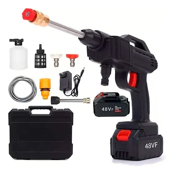 Hidrolavadora Portátil Inalámbrica 48v Con 2 Baterías Auto