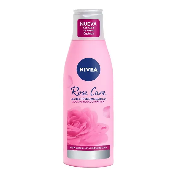 Leche Y Tonico Micelar 2 En 1 Nivea Agua De Rosas 200 Ml