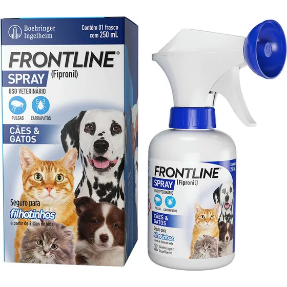 Merial Frontline Spray 250 mL Cão/Gato - 1