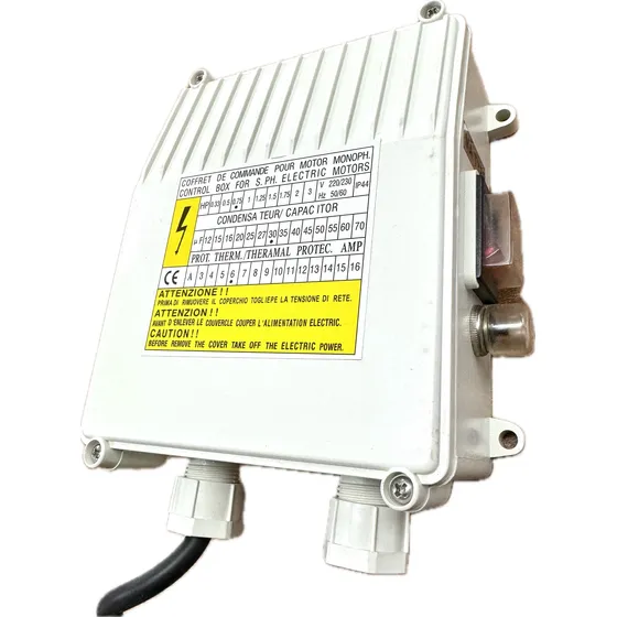 Control Box-caja Partidora Para Bomba Sumergible 0,75hp